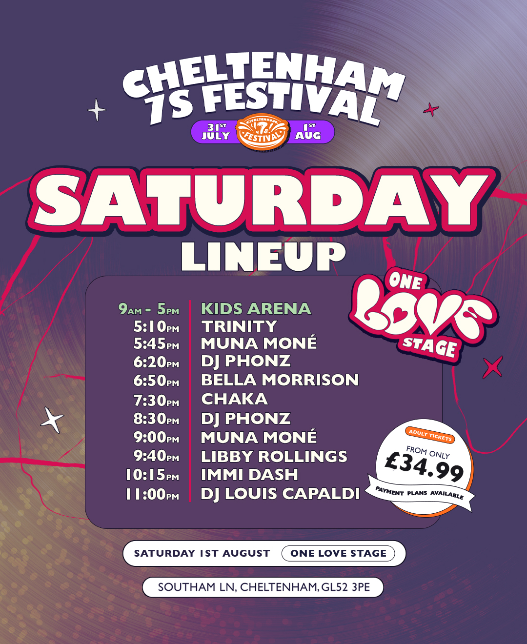 OL Saturday Lineup
